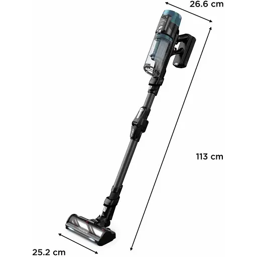 Пылесос Rowenta X-Force Flex 14.80 Animal Aqua беспроводной 240 Вт черно-синий (RH9BC1WO) - фото 5