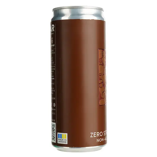 Пиво безалкогольное Varvar Zero Stress Dark Porter темное нефильтрованное 0.5% 0.33 л ж/б - фото 3