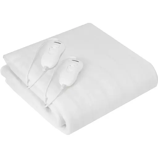 Электропростынь Mesko MS 7420 двуспальная 2х60 Вт 150x160 4 уровня нагрева полиэстер белая