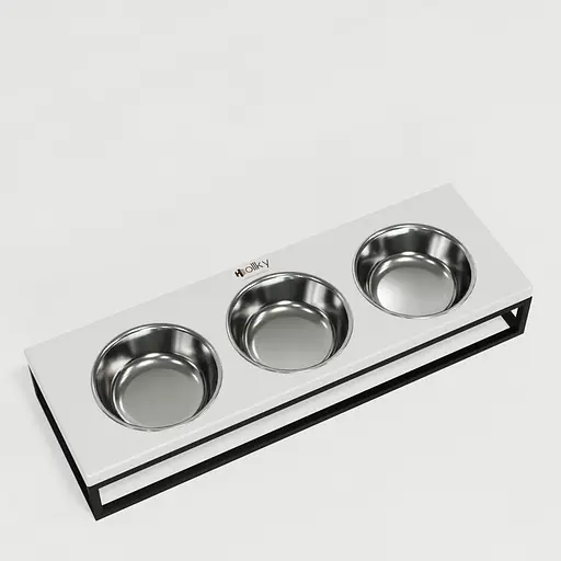 Hollky Base Bar — три миски на підставці (3 × 0,45 л) - фото 7