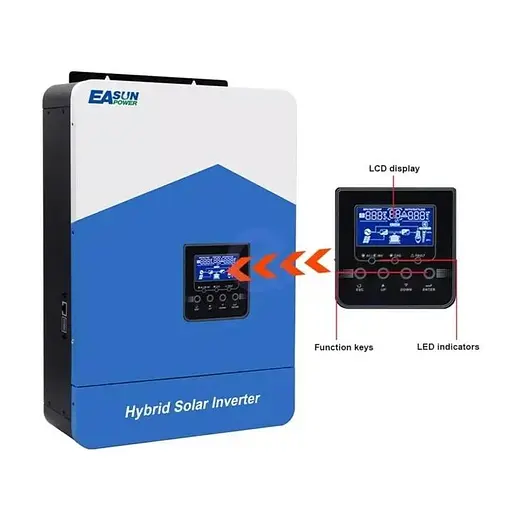 Гібридний сонячний інвертор EASUN POWER ISolar-SMH-II 2.2KW - фото 5