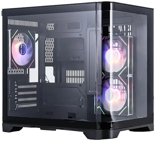 Корпус 1stPlayer UV5-BK-2FC7R-1FC7 Black (UV5-BK-2FC7R-1FC7) Без БП - фото 1