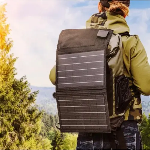 Генератор Генератор бензиновий Neo Tools 230В (1 фаза), 2.8/3кВт, електростартер, AVR, 45кг + Портативний зарядний пристрій сонячна панель 90-140 - фото 3