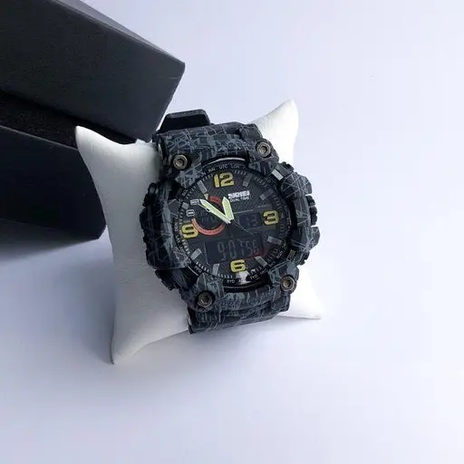 Мужские наручные часы Skmei 1520 Серый - фото 3