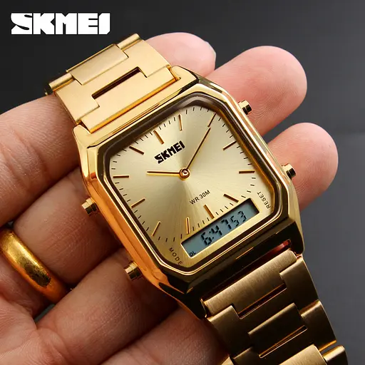 Наручний годинник жіночий 1220GD Gold Skmei acs0030839 - фото 4