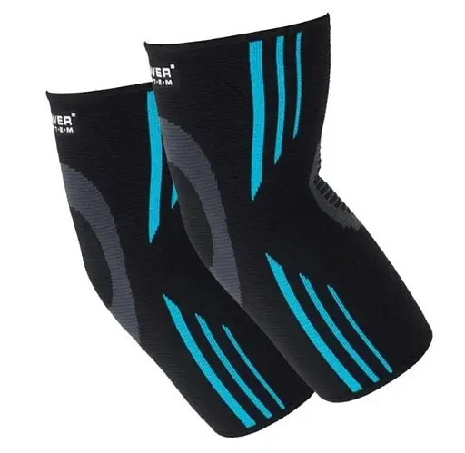 Налокітники Power System PS-6020 Elbow Support Evo Black/Blue (пара) L (PS-6020_L_Black-Blue) - фото 1