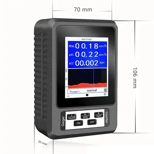 Дозиметр радіації Nectronix BR-9B-XR1 побутовий - фото 7