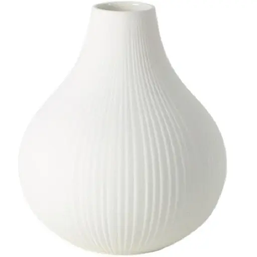 Ваза Ardesto Lucca 16.5х19.5 см белая (AR3814W) - фото 1