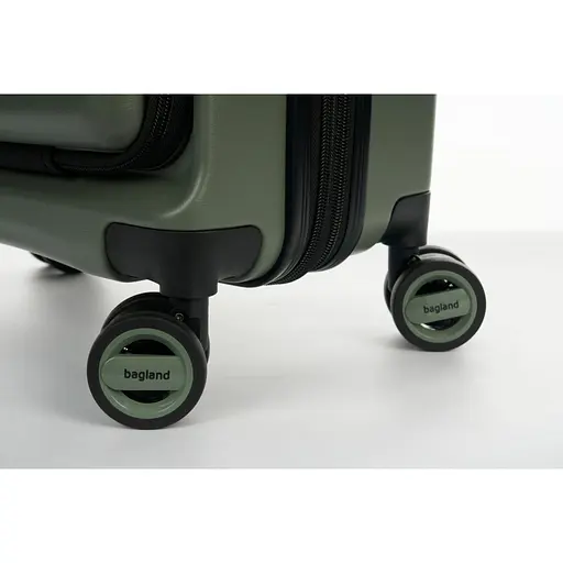 Валіза Bagland маленька 40 л хакі (1140721770) - фото 9