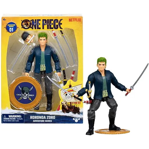 Колекційна фігурка Moose One Piece Zoro з артикуляцією (63314) - фото 1