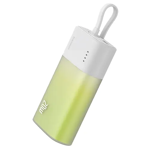 Зовнішній акумулятор Baseus Power Bank 5200mAh 20W Lightning (P10055600612-00) White