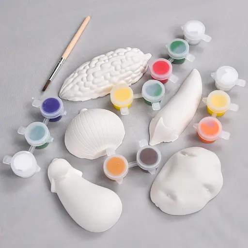 Набір для творчості Strateg Гіпсові розмальовки Розфарбуй овочі (31000) - фото 2