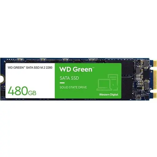 Твердотельный накопитель (SSD) WD GREEN 480GB SATA M.2 WDS480G3G0B (чипы SanDisk) - фото 1