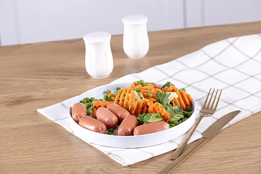 Ніж для фігурного нарізування овочів, картоплі, сиру фігурний ніж 20 см Зелений 84594 - фото 2