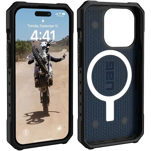 Оригинальный противоударный чехол UAG Pathfinder MagSafe для iPhone 14 Pro (6.1") Mallard 114054115555 - фото 10