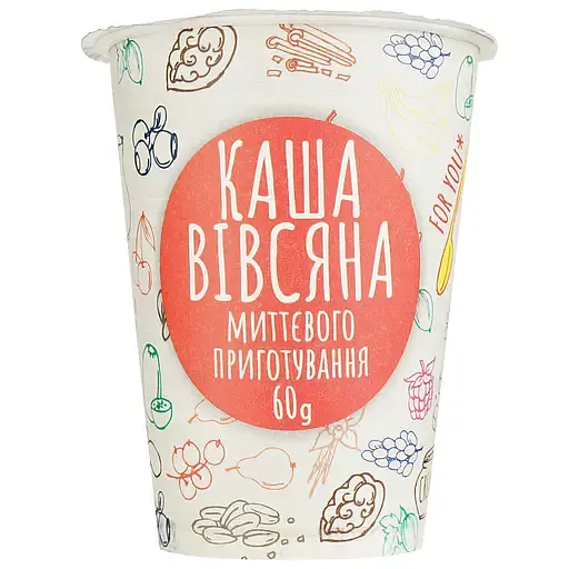 Каша швидкого приготування Ілна вівсяна Тірамісу з вишнею та шоколадом 60 г - фото 2