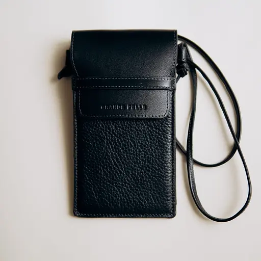 Мини сумка чехол для телефона Grande Pelle 18.5х10.5х3.5 см sum0028484 - фото 4