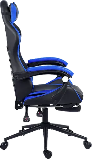 Геймерское кресло GT Racer черное с синим (X-2323 Black/Blue) - фото 3