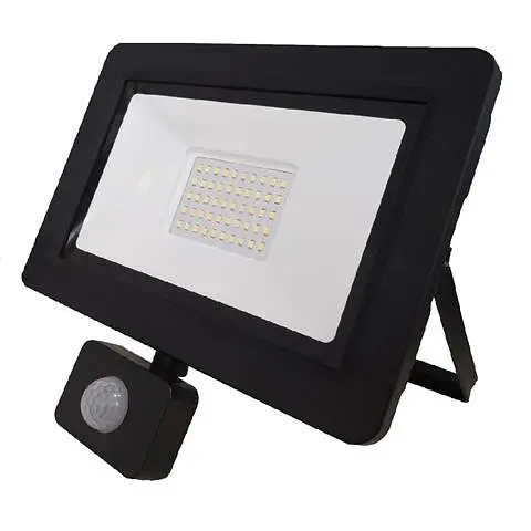 Прожектор світлодіодний з датчиком руху "ASLAN/S-50" 50W 6400K - фото 1