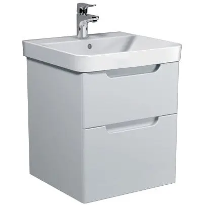 Тумба Мойдодир Malaga 50-A Білий з умивальником Vivace 50 Білий - фото 1