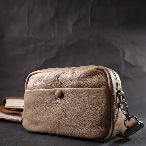 Жіноча шкіряна сумка Vintage 21х13х7.5 см sum0024768 - фото 7