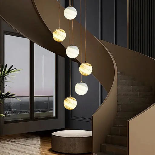 Підвісний світильник Planet pendant ensemble в стилі модерн d20 см Line.F MJ 81-200 - фото 9