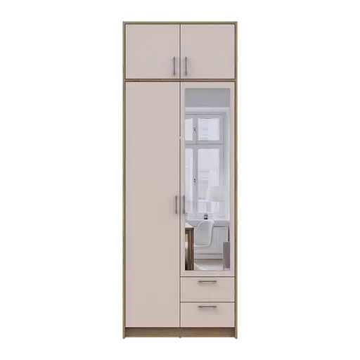 Антресоль Doros Ронді Дуб Артізан/Кашемір 2 ДСП 82х52х41 (80737813) - фото 5