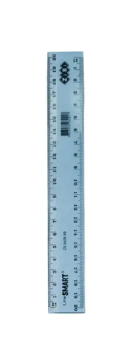 Лінійка пластикова, 20 см, тонована (В асортименті), 12 шт. в упаковці