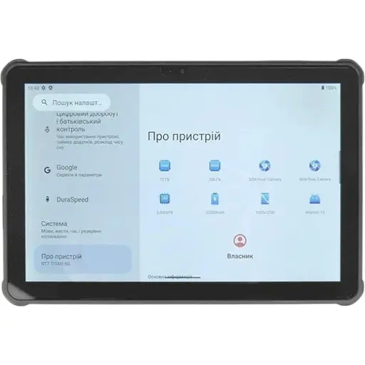 Планшет Oukitel RT7 12/256GB Blue - фото 9