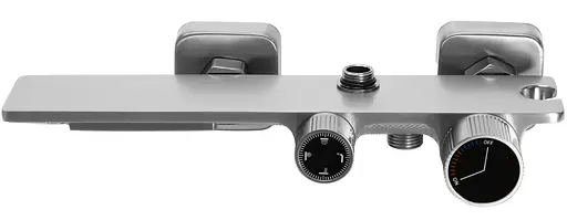 Душова система Rea Helix nikiel brushed з виливом REA-P6622, Нікель - фото 2