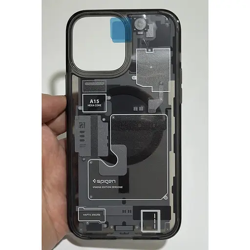 Чохол прозорий протиударний Spigen Ultra Hybrid MagSafe для Iphone 13 Pro Max (6.7") Zero One ACS05450 - фото 3