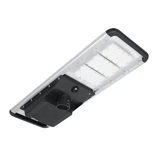SOLAR LED-фонарь Anern AN-SLZ-60W, 60W, 144LED, 576WH LiFePO4, 18V 80W, 210lm/w, 120°, заряд 8 ч, разряд 4 часа, IP66. Aluminium + PMMA,1078*385*139mm