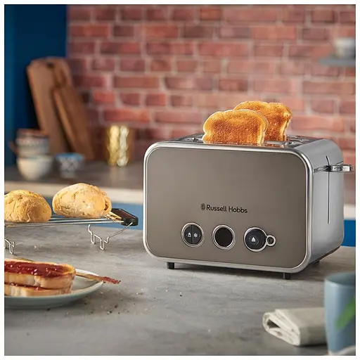 Тостер Russell Hobbs Distinctions 2-Slice Titanium 26432-56 - фото 3