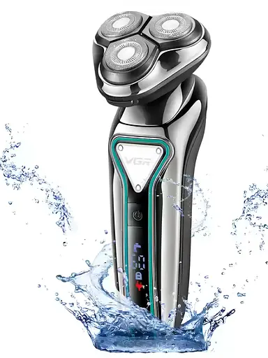 Електробритва VGR V-323 акумуляторна чоловіча бритва дисплей USB 8 Вт - фото 4