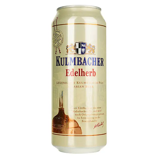 Пиво Kulmbacher Edelherb Pils світле фільтроване 4.9% 0.5 л