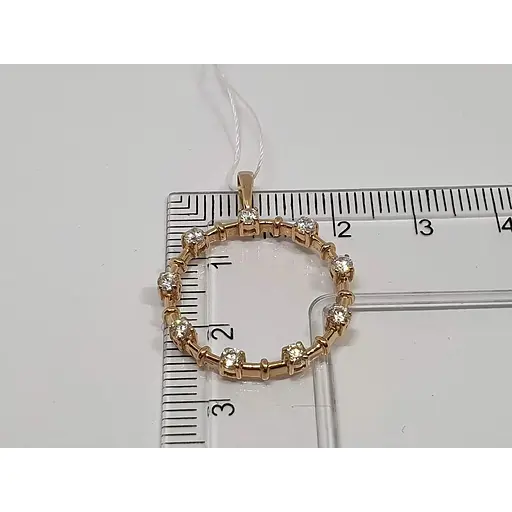 Золота підвіска Імперія золота з фіанітами. ПВ1446И - фото 3