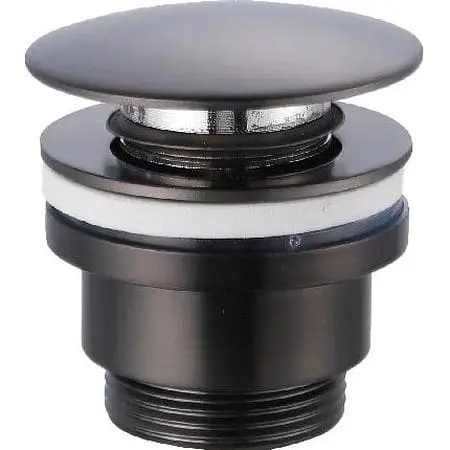 Донний клапан Imex PVD графіт VCC018, Графит - фото 1