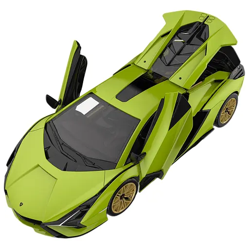 Машинка-конструктор Rastar Lamborghini Sian 1:18. Зеленый - фото 7