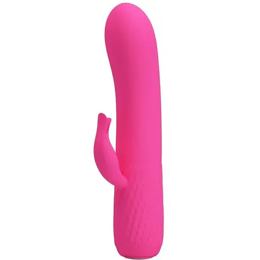 Вібратор-кролик Pretty Love Tim Pink 15 см рожевий