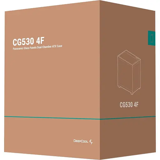 Корпус Deepcool CG530 4F Tempered Glass Black (R-CG530-BKADA4-G-1) Без БП - фото 13