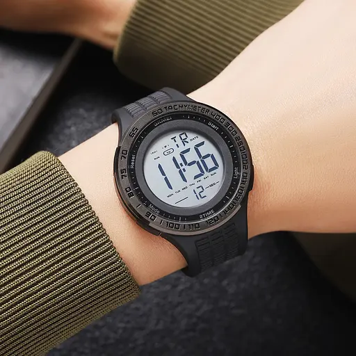 Наручний годинник чоловічий 2155BKWT Black-White Skmei acs0030228 - фото 4