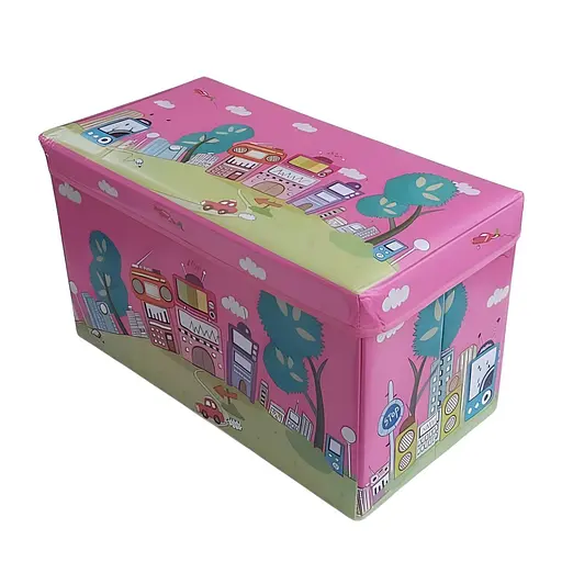 Складной органайзер-ящик C 68853-2 для игрушек, книг и одежды 59.5 × 31 × 35.5 см