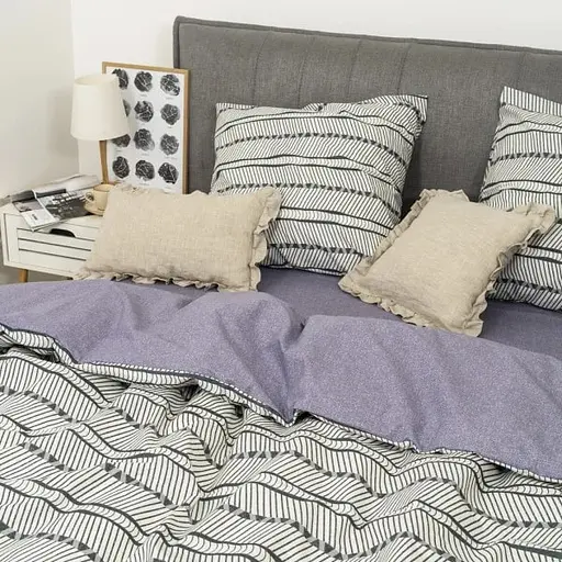 Комплект постільної білизни Viluta євро ранфорс 24312 100% бавовна - фото 2