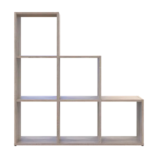 Стеллаж Doros Степь 3х3 Дуб сонома открытый 102.6х28.8х106.1 (41516160) - фото 4