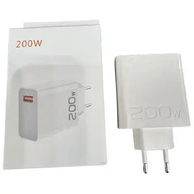 Сетевое зарядное устройство 200W Xiaomi Быстрая зарядка QC/PD для смартфонов и ноутбуков Блок питания - фото 1