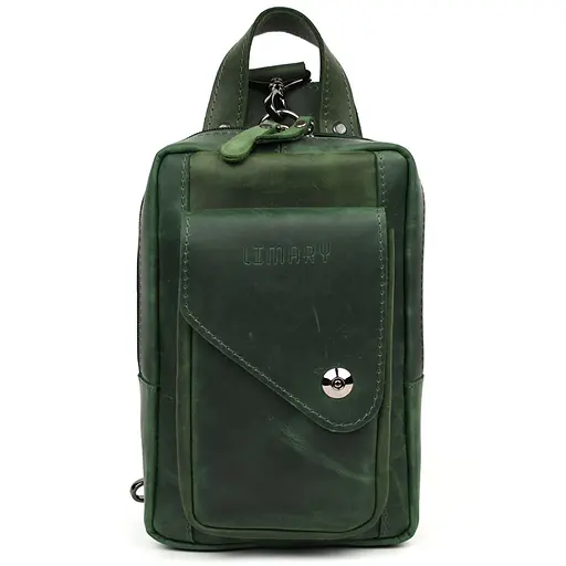 Мужской нагрудная сумка слинг рюкзак на одно плечо LIMARY 29х16х8 см sum0028203 - фото 6