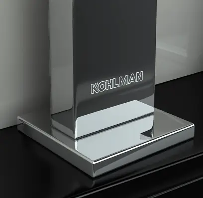 Смеситель для ванны Kohlman Nexen хром на борт ванны QB243U Хром - фото 4