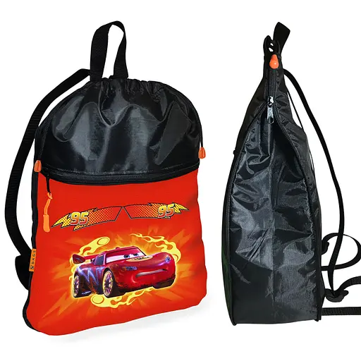 Школьный рюкзак детский Тачки Молния Маккуин + Сумка для обуви спортивной формы рюкзак-мешок мальчику (01847) - фото 2