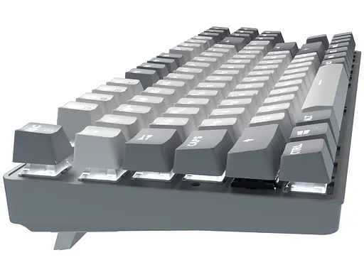 Клавіатура ігрова механічна GamePro MK-110-G USB Hot-Swap Outemu Red Switch Gray-White - фото 4