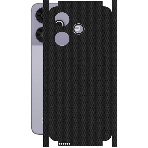 Защитная пленка StatusSKIN для Xiaomi Poco M6 Plus Корпус Винил Матрикс черный